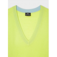 Pull v mérinos vert ou rose ou bleu-w2r-481k-a30221-femme-paul smith-boutique-strasbourg-online