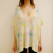 Tunique col V tachetée-192 050001-allude-femme-boutique-strasbourg-france-online