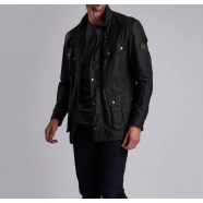 Veste_motard_Duke_waxée_quatre poches_noir_barbour_homme_MWX1468SG71_boutique_strasbourg_france_online_store